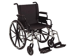 Heavy Duty Manual Wheelchairs Rental